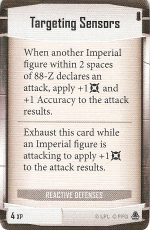 Reactive Defenses card: /images/imperialClassDecks/Reactive Defenses/Targeting Sensors.jpg